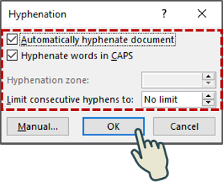 Cara Mengontrol Pengaturan Hyphenation 2