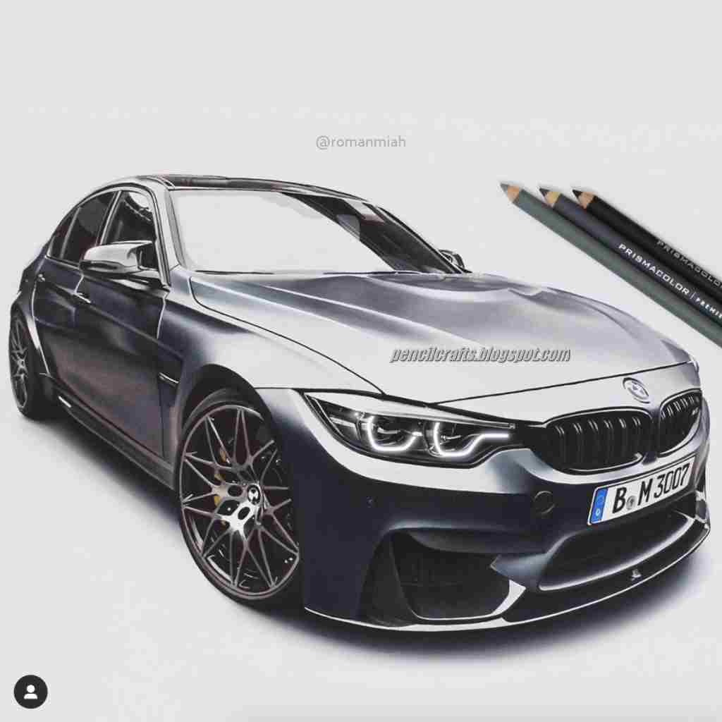 Realistic Car Drawings