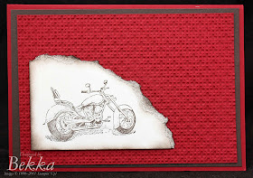 Stampin' Up! Motorcycle Stamp