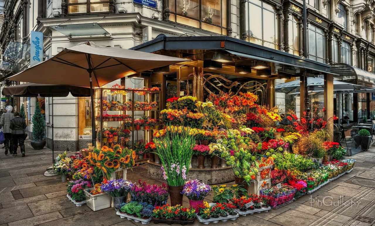 Flower shop for old town