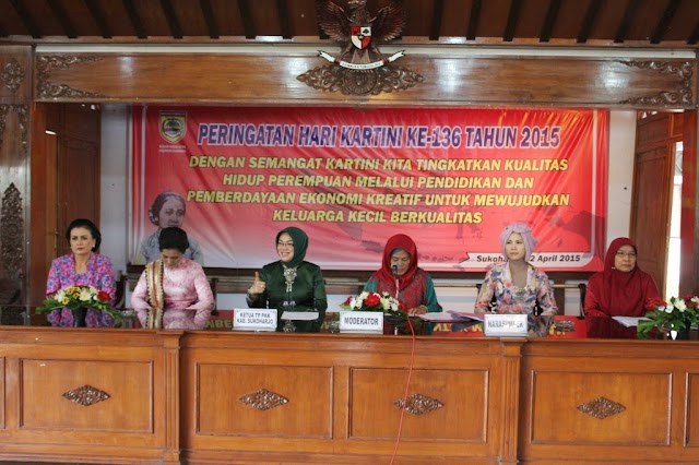 HARI KARTINI KE 136 DIPERINGATI ORGANISASI WANITA SE KAB. SUKOHARJO