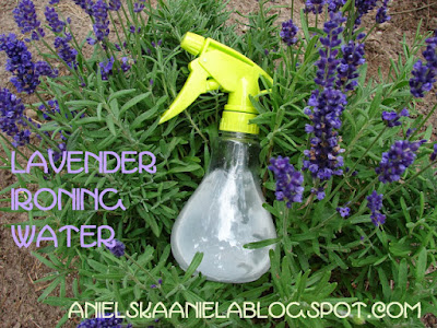 recipe for  lavender ironing water /przepis na lawendową wodę do prasowania /olejki eteryczne do prasowania 