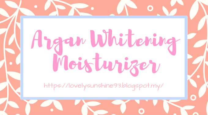 Nurraysa Argan Whitening Moisturizer 