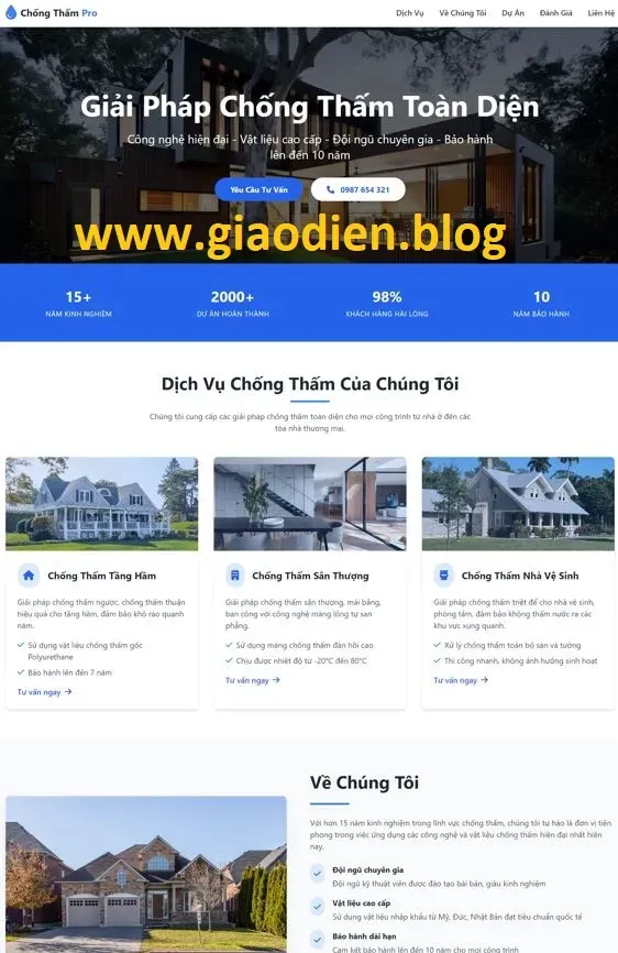 Bán Giao Diện Blogger Dịch Vụ Chống Thấm Chuẩn SEO – Tối Ưu Chuyển Đổi