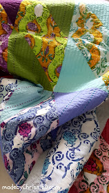 The Colour Drop Quilt by www.madebyChrissieD.com