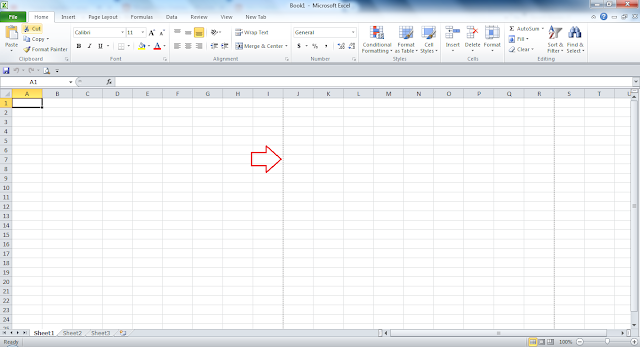 Cara Menghilangkan Garis Page Breaks di Microsoft Excel 2010