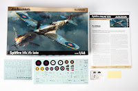 Eduard 1/48 Spitfire Mk. Vb late (82156) Colour Guide & Paint Conversion Chart