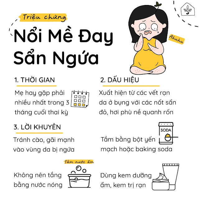 Nổi mề đay sẩn ngứa ảnh hưởng không nhỏ đến giấc ngủ của mẹ bầu