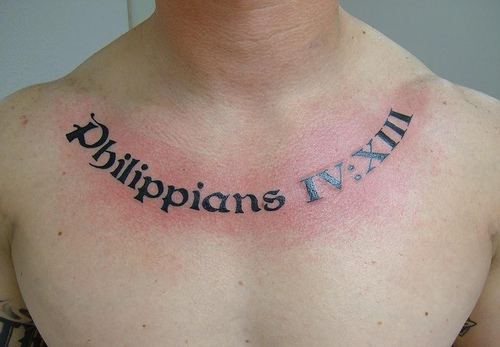 Bible Verse Tattoos hold a special place in hearts of Tattoo lovers because