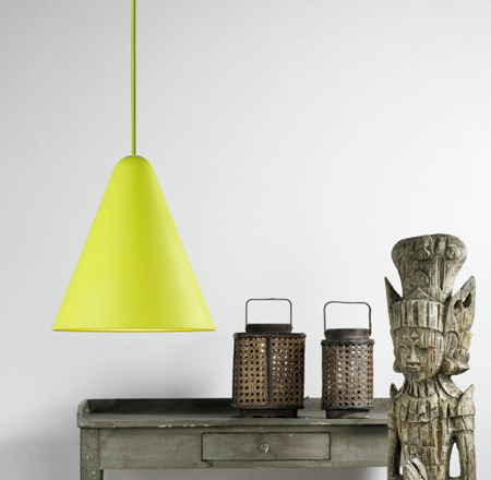 The NX504 Jive Suspension Lamp - Pendant in lime green, Nordlux 75403056