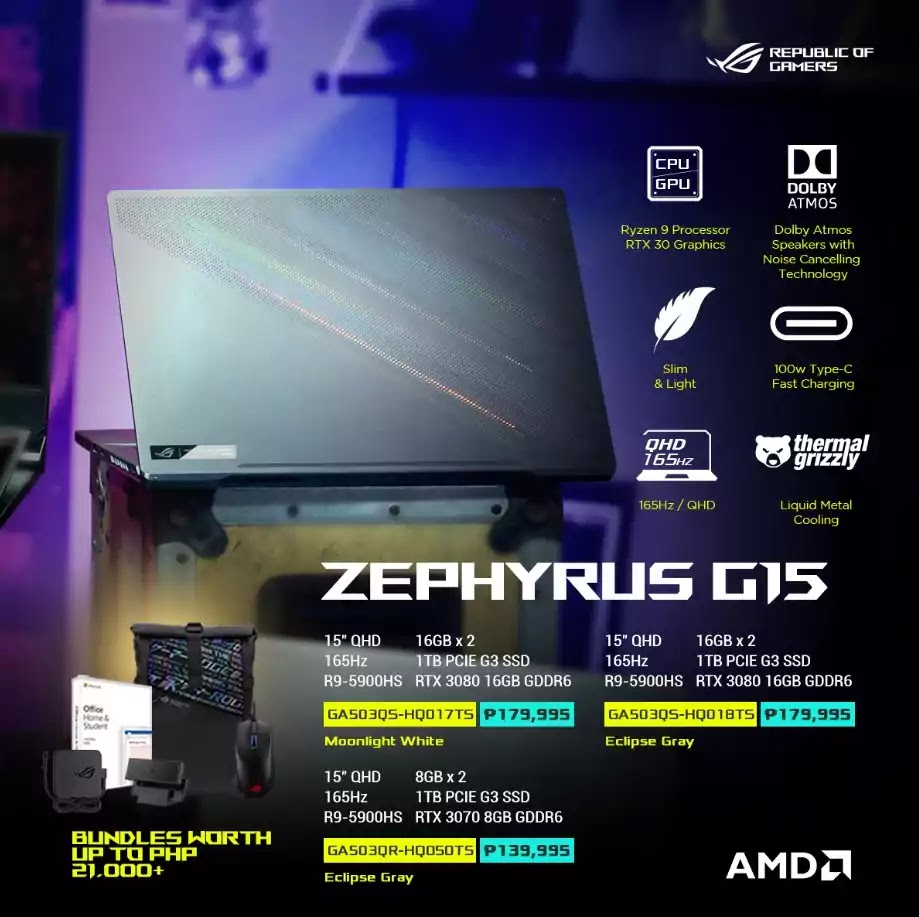 ROG Zephyrus G15 Price and Specs