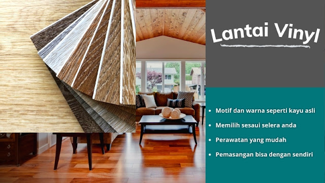 Mengenal jenis lantai Vinyl yang bermotifkan kayu