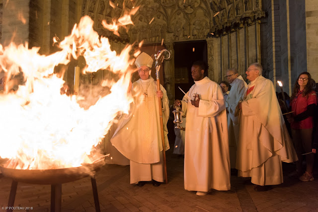 catéchuménat Sens Paron St Clément Yonne Veillée Pascale 2018 Baptême Confirmation Eucharistie