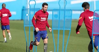 Barcelona Captain Leo Messi 'happy' with training sessions under Koeman