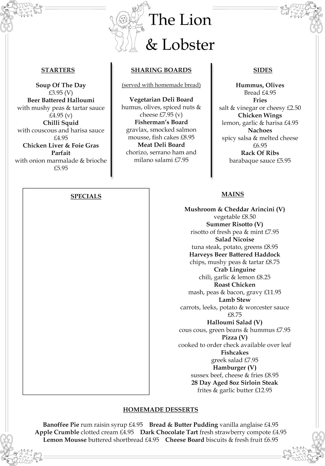 blank wedding menus designs