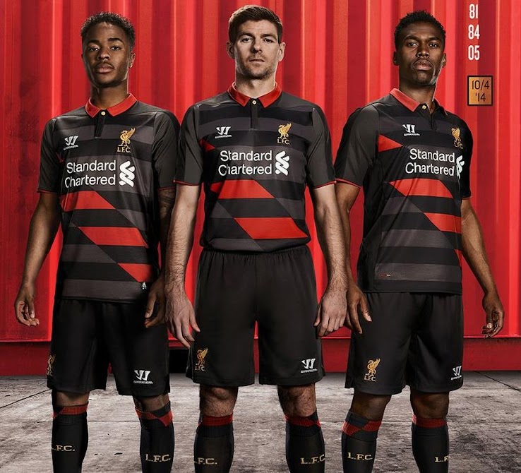 New Liverpool 14-15 (2014-15) Home, Away + Third Kits