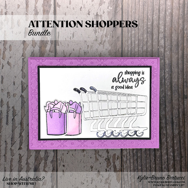 Crafting with the Attention Shoppers Bundle: Stacked Trolleys Project