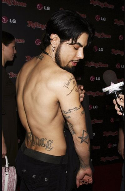 Dave Navarro Tattoos