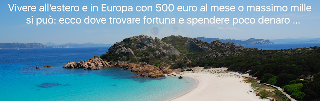 vivere con 500 o mille euro al mese