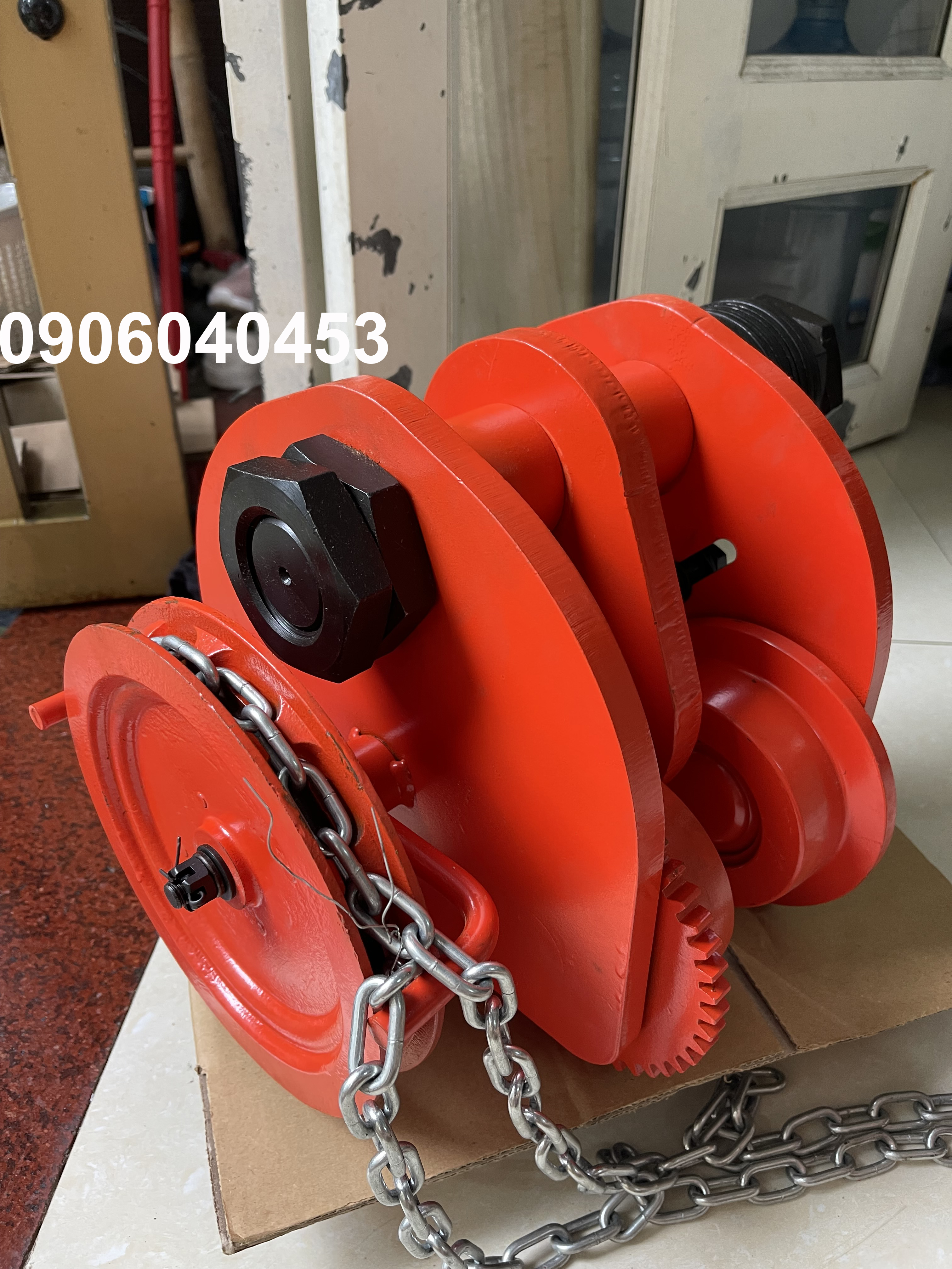 Con chạy kéo tay Riken 5 tấn TSG-050 / TSG-050 Riken Geared Trolley