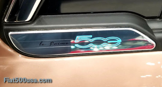 Fiat 500e LaPrima Emblem