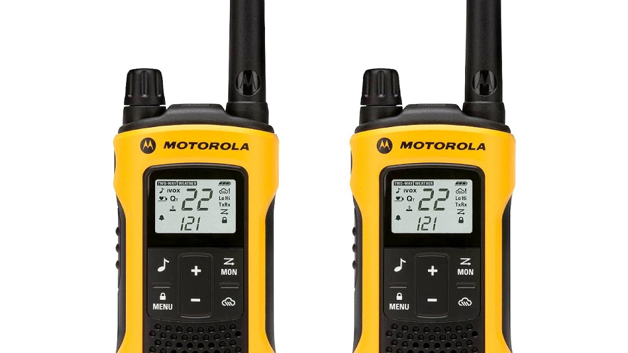 Yellow Motorola 2 Way Radio