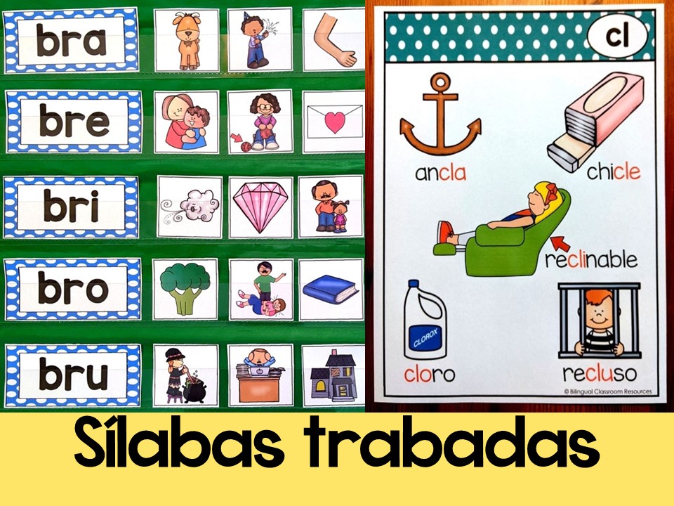 silabas trabadas para niños de primaria