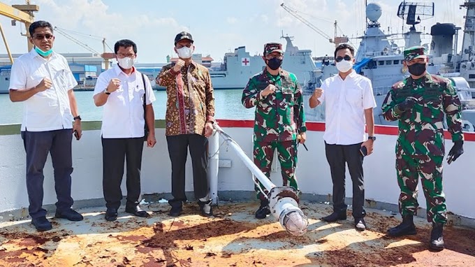 Gerak Cepat, Wako Genius Umar  Kunjungi Surabaya Untuk Survey KRI Teluk Rantai 509i