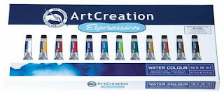 ArtCreation Expression water colour set 12 x 12 ml