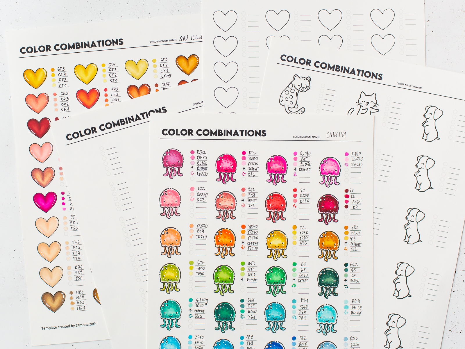 Ohuhu Color Chart That Will Change Everything!  Alcohol markers, Paper  craft tutorials, Ohuhu markers