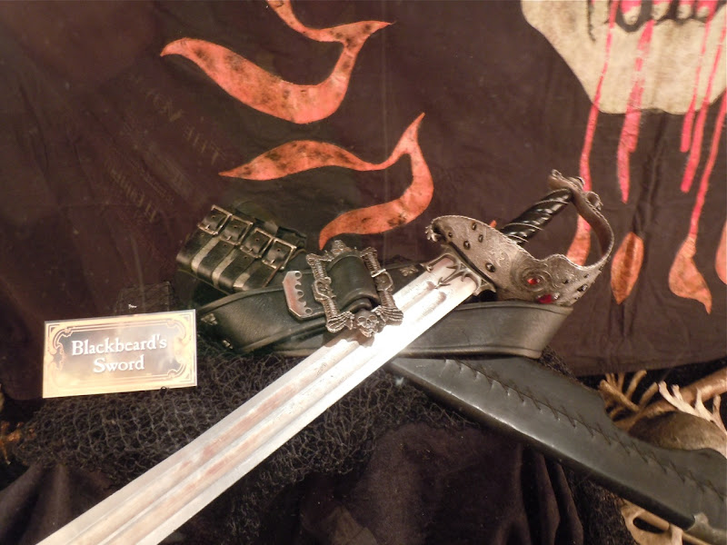 Blackbeard's sword prop Pirates of the Caribbean