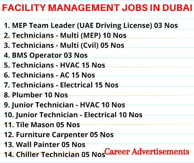 Facility Management jobs in Dubai