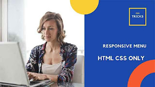 responsive navigation menu bar in html css