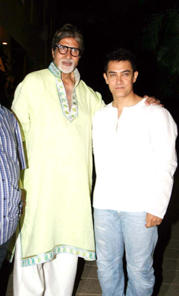 Aamir Khan  Wishes Amitabh Bachchan On His Birthday movie photos