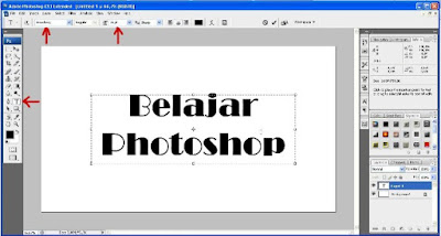 Membuat Tulisan Warna Penlangi Dengan Photoshop