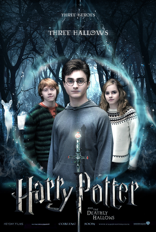 harry potter and the deathly hallows part 1 2010 movie poster. harry potter 7 part 1 movie