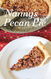 Food Lust People Love: Louisiana pecan pie is chewy and gooey, full of pecans and sticky goodness, in a flakey short crust. Nanny's pecan pie recipe is the best of the best. Christmas is not Christmas without it!