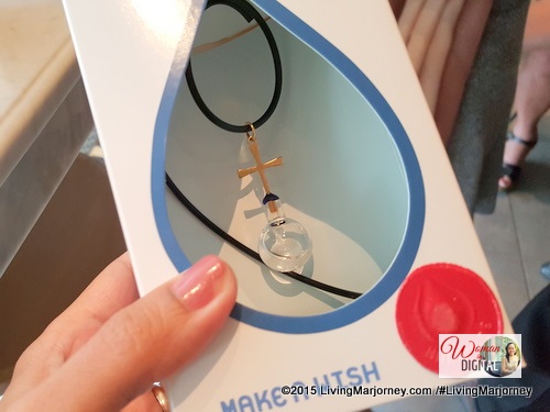 Authentica Spiral Hanging Water Charm with 24K Authentica Spiral Hanging Water Charm with 24K