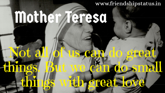 Mother Teresa Quotes Love