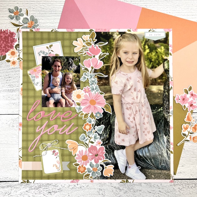 Artsy Albums Scrapbook Album and Page Layout Kits by Traci Penrod: 8x8  Fairy Scrapbook Pages for April