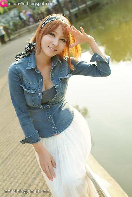5 Jang Jung Eun - Outdoor-very cute asian girl-girlcute4u.blogspot.com