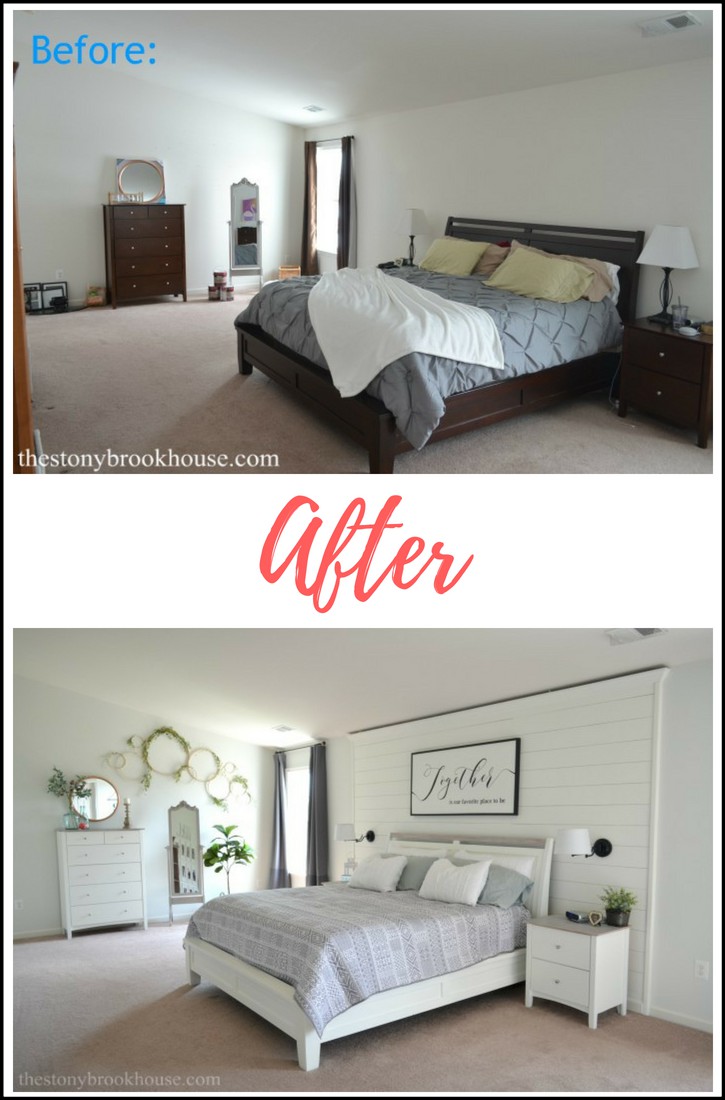 Master Bedroom Before & After 