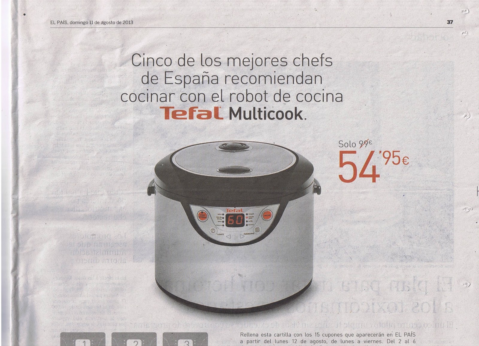 35 Best Pictures Robot De Cocina Tefal Recetas : Multicook robot de cocina Tefal de segunda mano por 60 ...