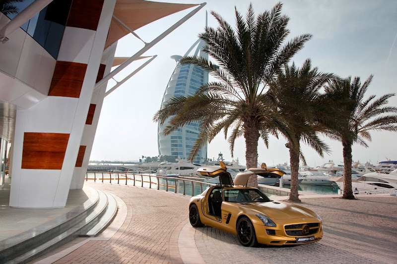 2010 Mercedes-Benz SLS AMG Desert Gold