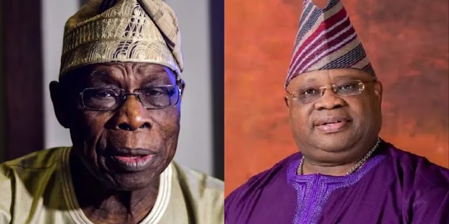 As you are dancing, ensure you are working - Obasanjo tells Governor Adeleke