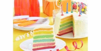 Resep LebaranRainbow Cake