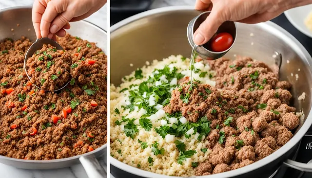 طريقة عمل الكبة بالفريكة: طبق كبة سوري شهير بنكهة مميزة
