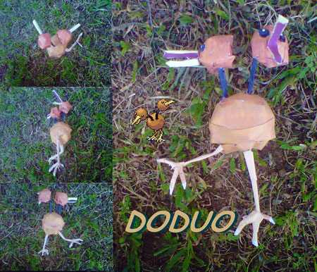 Pokemon Doduo Papercraft