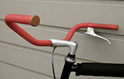 classy wooden end caps for cloth handlebar tape