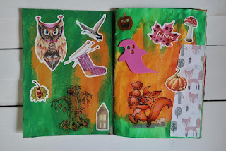 Jesienny art journal